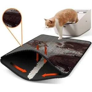 Nrszn0092 Multicolor Cat Litter Mat