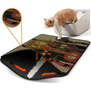 Nrszn0094 Multicolor Cat Litter Mat