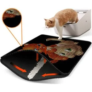 Nrszn0100 Multicolor Cat Litter Mat