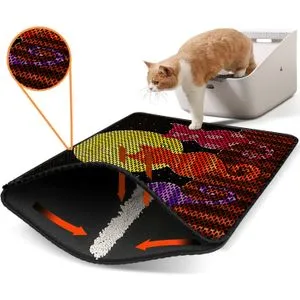 Nrszn0107 Multicolor Cat Litter Mat