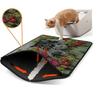 Nrszn0108 Multicolor Cat Litter Mat