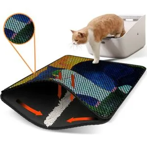Nrszn0113 Multicolor Cat Litter Mat