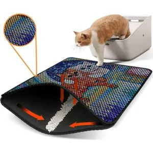 Nrszn0114 Multicolor Cat Litter Mat