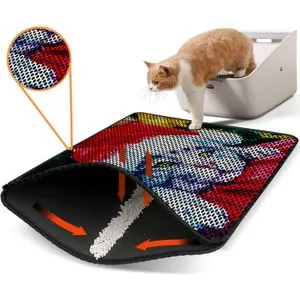 Nrszn0116 Multicolor Cat Litter Mat