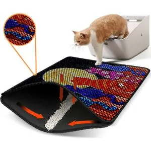 Nrszn0119 Multicolor Cat Litter Mat