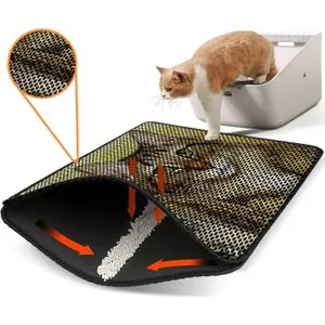 Nrszn0123 Multicolor Cat Litter Mat