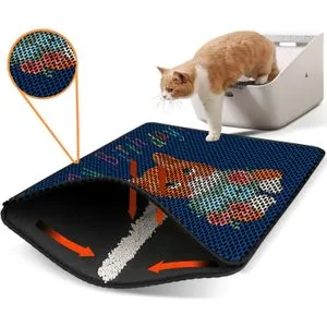 Nrszn0129 Multicolor Cat Litter Mat