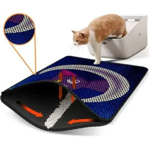 Nrszn0136 Multicolor Cat Litter Mat