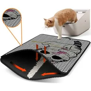 Nrszn0138 Multicolor Cat Litter Mat