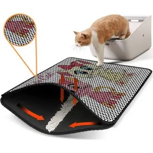 Nrszn0155 Multicolor Cat Litter Mat