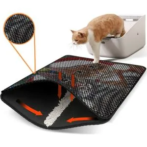 Nrszn0165 Multicolor Cat Litter Mat