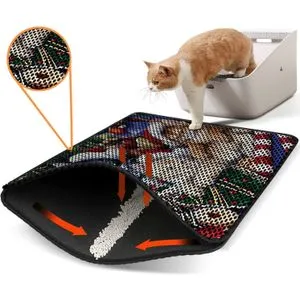 Nrszn0166 Multicolor Cat Litter Mat