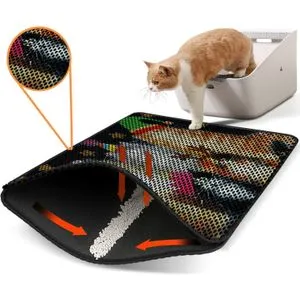 Nrszn0168 Multicolor Cat Litter Mat