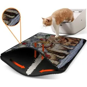 Nrszn0172 Multicolor Cat Litter Mat
