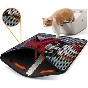 Nrszn0174 Multicolor Cat Litter Mat