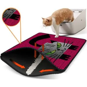 Nrszn0182 Multicolor Cat Litter Mat