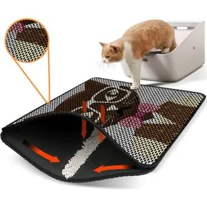 Nrszn0187 Multicolor Cat Litter Mat