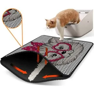 Nrszn0191 Multicolor Cat Litter Mat