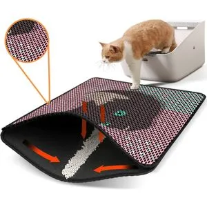 Nrszn0195 Multicolor Cat Litter Mat