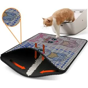 Nrszn0197 Multicolor Cat Litter Mat