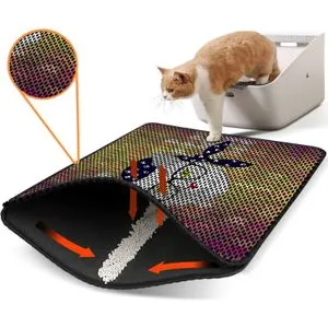 Nrszn0198 Multicolor Cat Litter Mat
