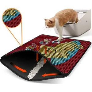 Nrszn0203 Multicolor Cat Litter Mat
