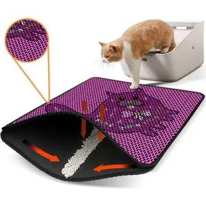 Nrszn0214 Multicolor Cat Litter Mat