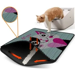 Nrszn0221 Multicolor Cat Litter Mat