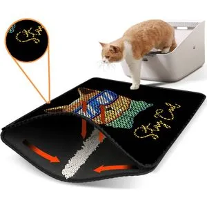Nrszn0222 Multicolor Cat Litter Mat