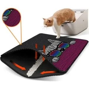 Nrszn0224 Multicolor Cat Litter Mat