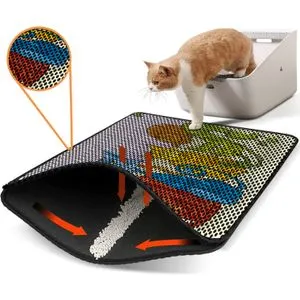 Nrszn0233 Multicolor Cat Litter Mat