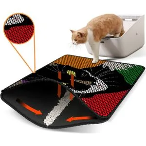Nrszn0247 Multicolor Cat Litter Mat