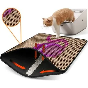 Nrszn0249 Multicolor Cat Litter Mat