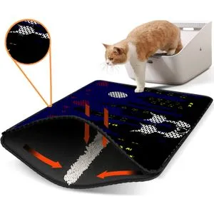 Nrszn0254 Multicolor Cat Litter Mat