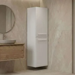 Nuvola 40 v3 - 157 White Bathroom Cabinet