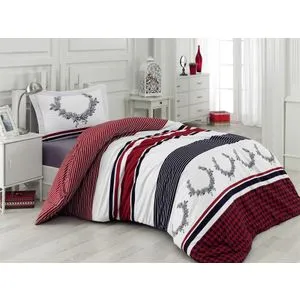 Oaken White
Black
Red Ranforce Single Quilt Cover Set (EU) (IT)
