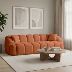 Octavio - Tile Red Tile Red 4-Seat Sofa