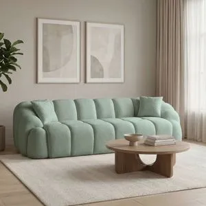 Octavio - Turquoise Turquoise 4-Seat Sofa