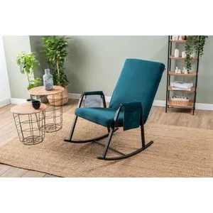 Oden Single - Petrol Green Petrol Green Rocking Chair