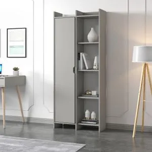 Offer - Grey Grey Bookshelf