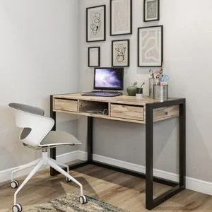 Ogene Atlantic Pine
Black Study Desk