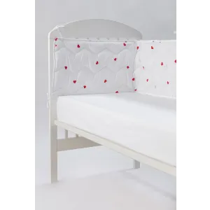 Ogradica Za Krevetac 240X38 Crveno Srce