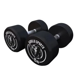 Okrugle gumirane bučice (2 x 15 kg)