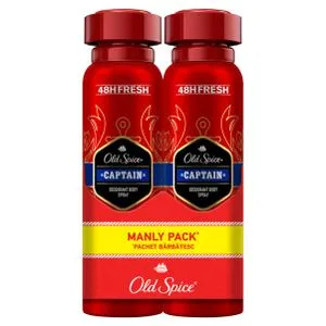 Old Spice Captain muški dezodorans u spreju 2x150ml