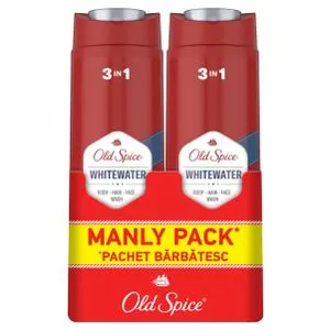 Old Spice Whitewater gel za tuširanje i šampon 2x400ml