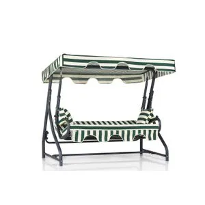 Olea 2 - Multicolor Multicolor Garden Triple Swing Chair