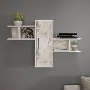 Olida - Ephesus White Wall Shelf