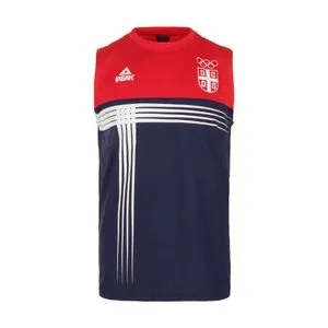 Olimpijska Majica Muška Peak Oks 93205 Navy/Red