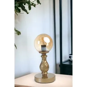Olimpiyat - 8843-1P Gold Table Lamp