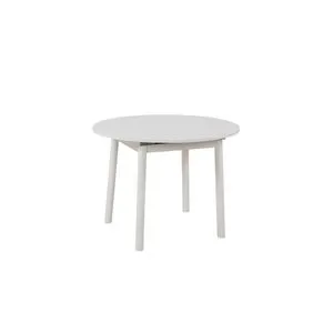 Oliver - White White Extendable Dining Table